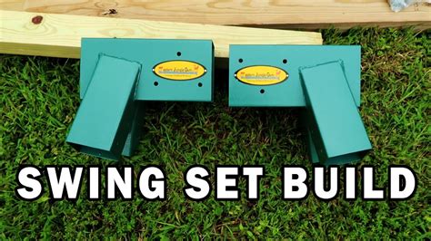 metal swing set bracket eastern jungle gym|swing set spacing chart.